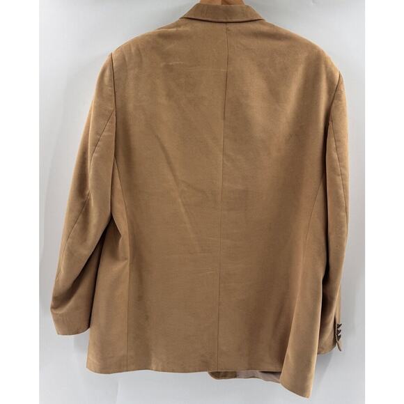 Lord & Taylor Fifth Ave Men Brown Camel Blazer Sport‎ Coat 44R Corp Classic - Picture 8 of 15
